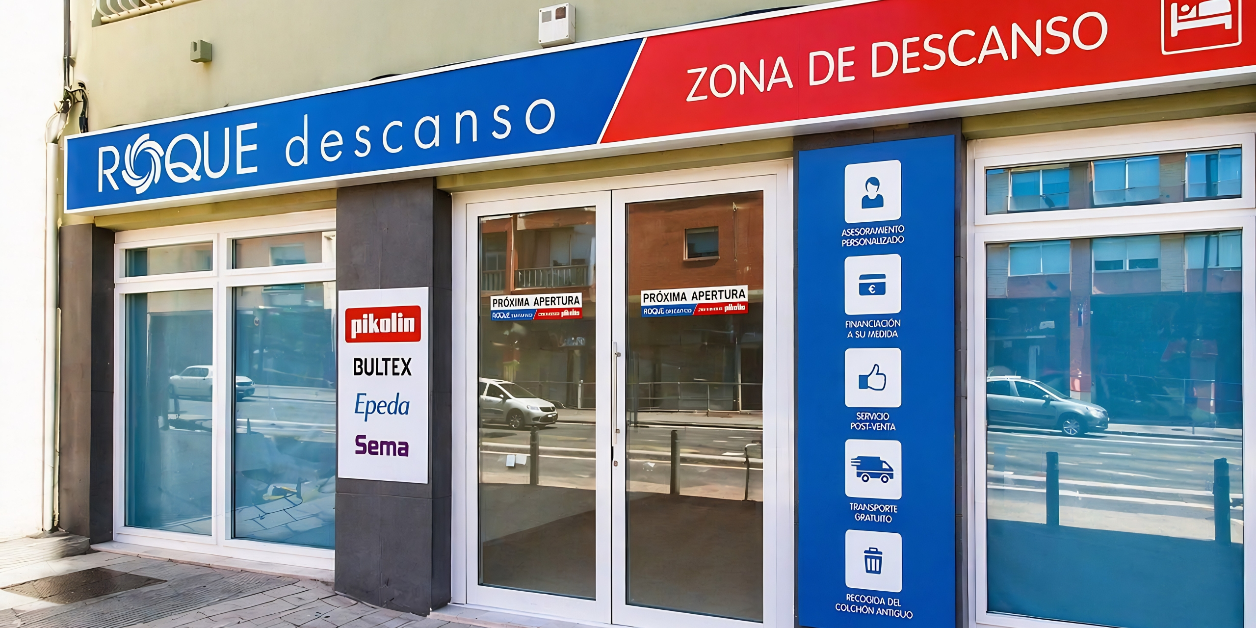 rotulación interior tienda