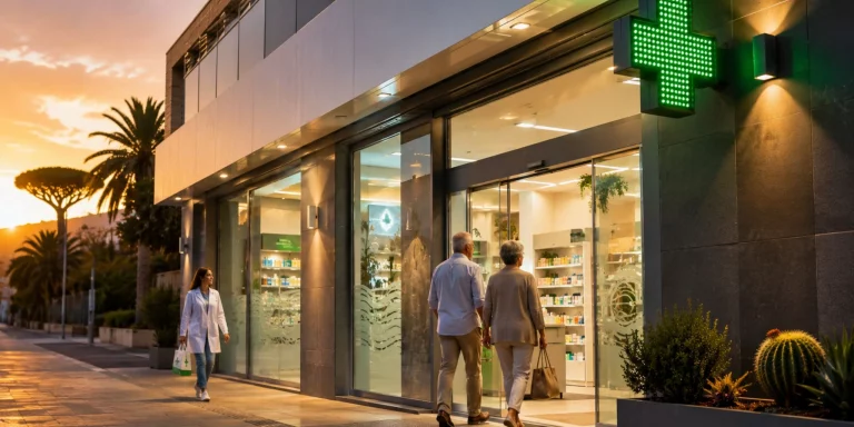 imagen exterior de una farmacia